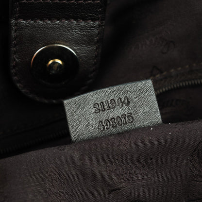 Gucci Guccissima Medium Sukey Tote Chocolate 7 of 7