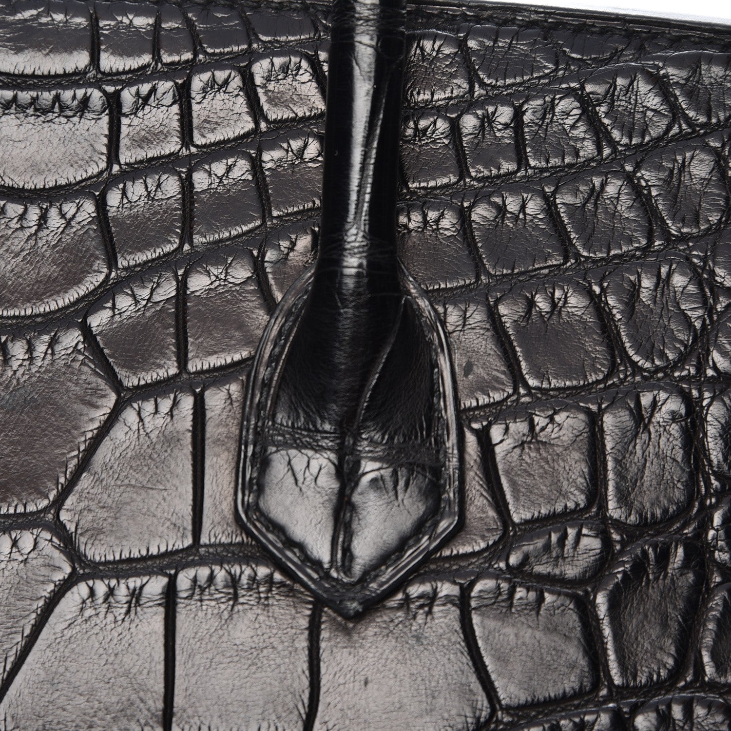 Hermes Matte Alligator Birkin 35 Black 27 of 30
