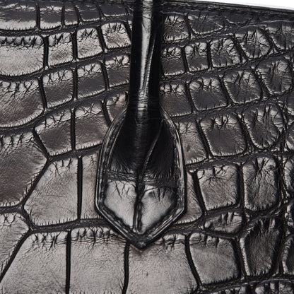 Hermes Matte Alligator Birkin 35 Black 27 of 30