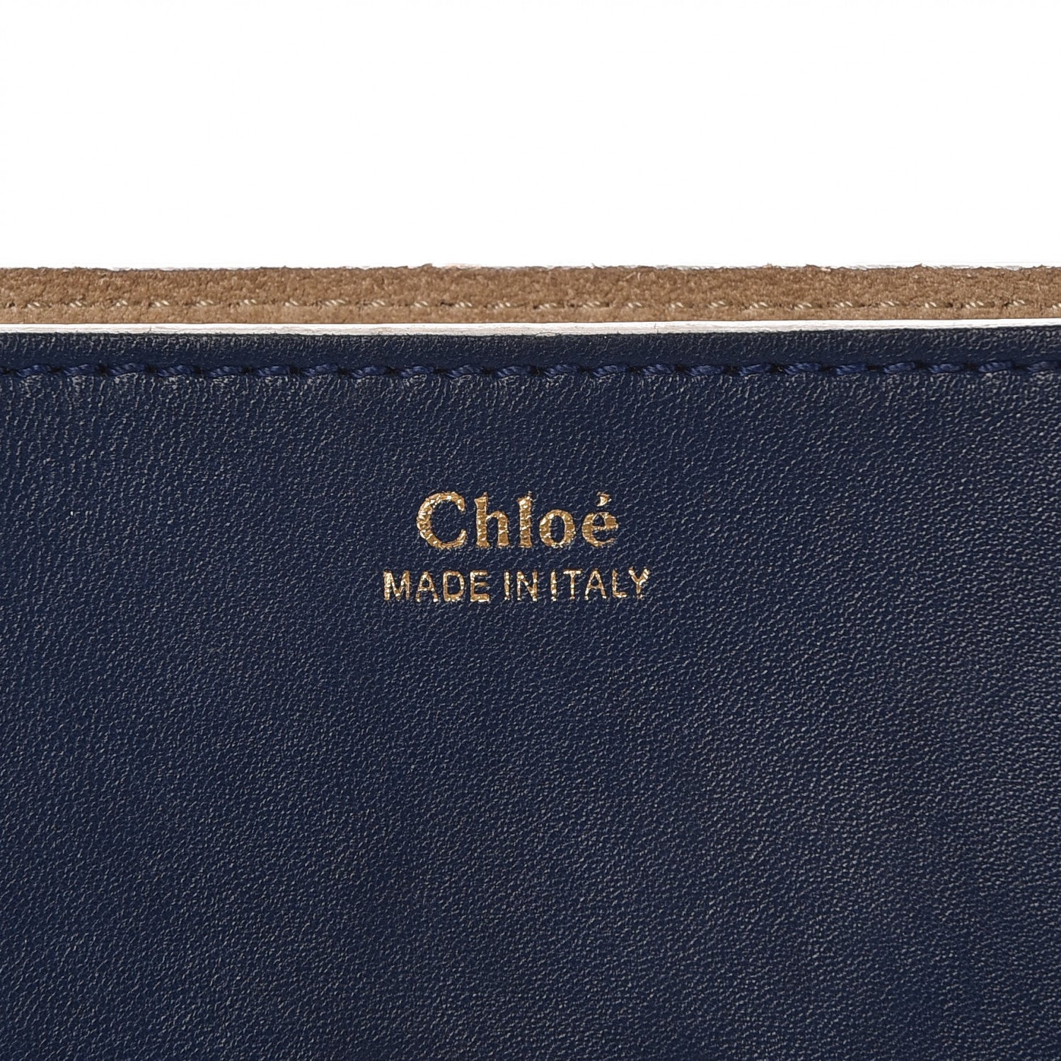 Chloe Smooth Calfskin Medium Drew Shoulder Bag Blue 6 of 8