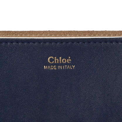 Chloe Smooth Calfskin Medium Drew Shoulder Bag Blue 6 of 8