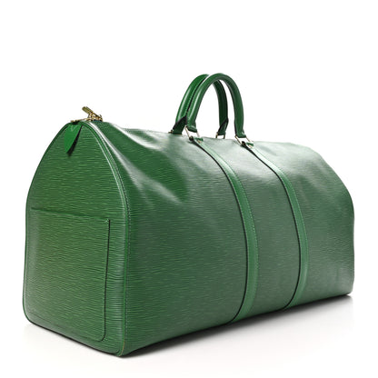 Louis Vuitton Epi Keepall 55 Borneo 2 of 11