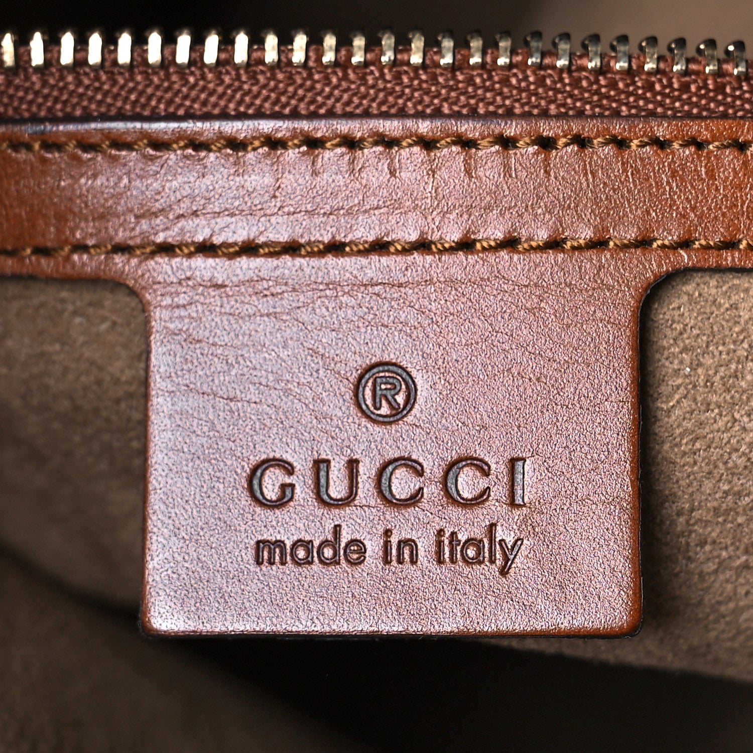 Gucci GG Supreme Monogram Linea A Hobo Brown 6 of 13