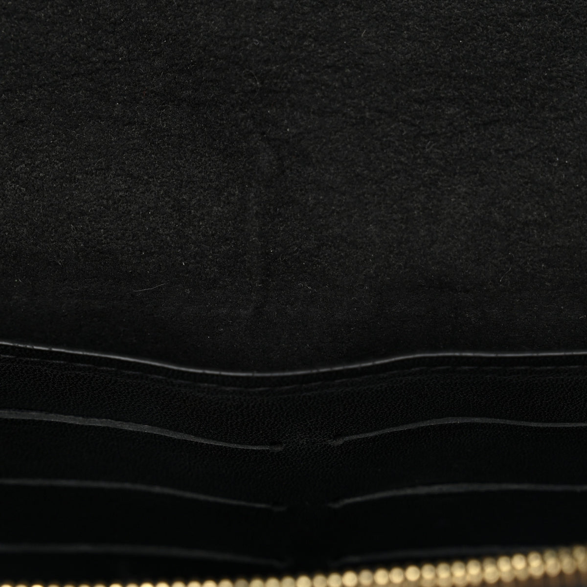 Damier Ebene Vavin Chain Wallet Black