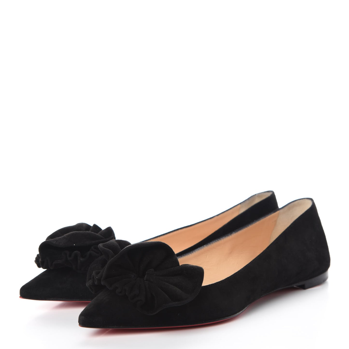 Veau Velours Anemosea Flats 36.5 Black