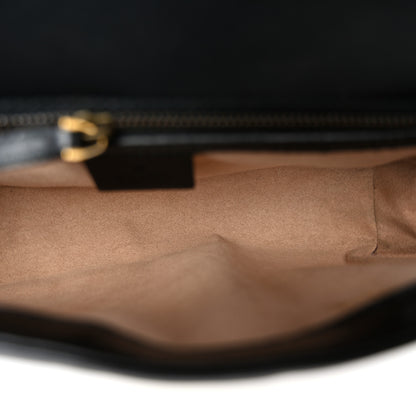 Gucci Calfskin Matelasse Small GG Marmont Shoulder Bag Black 5 of 10