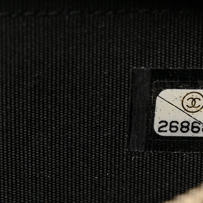 Chanel Goatskin Quilted CC Clutch With Chain Black 8 of 11