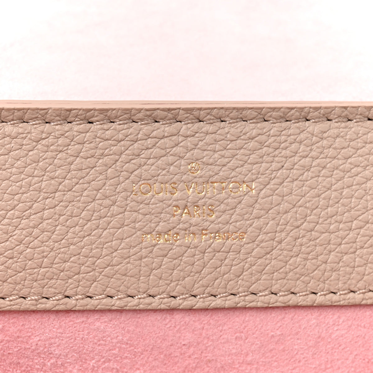 Louis Vuitton Soft Calfskin Mini Lockme Ever Greige 6 of 9