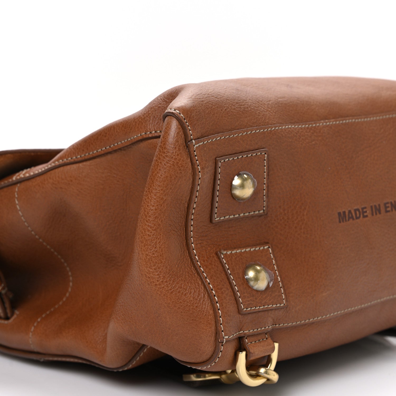 Mulberry Natural Leather Cara Delevigne Convertible Satchel Oak 8 of 12