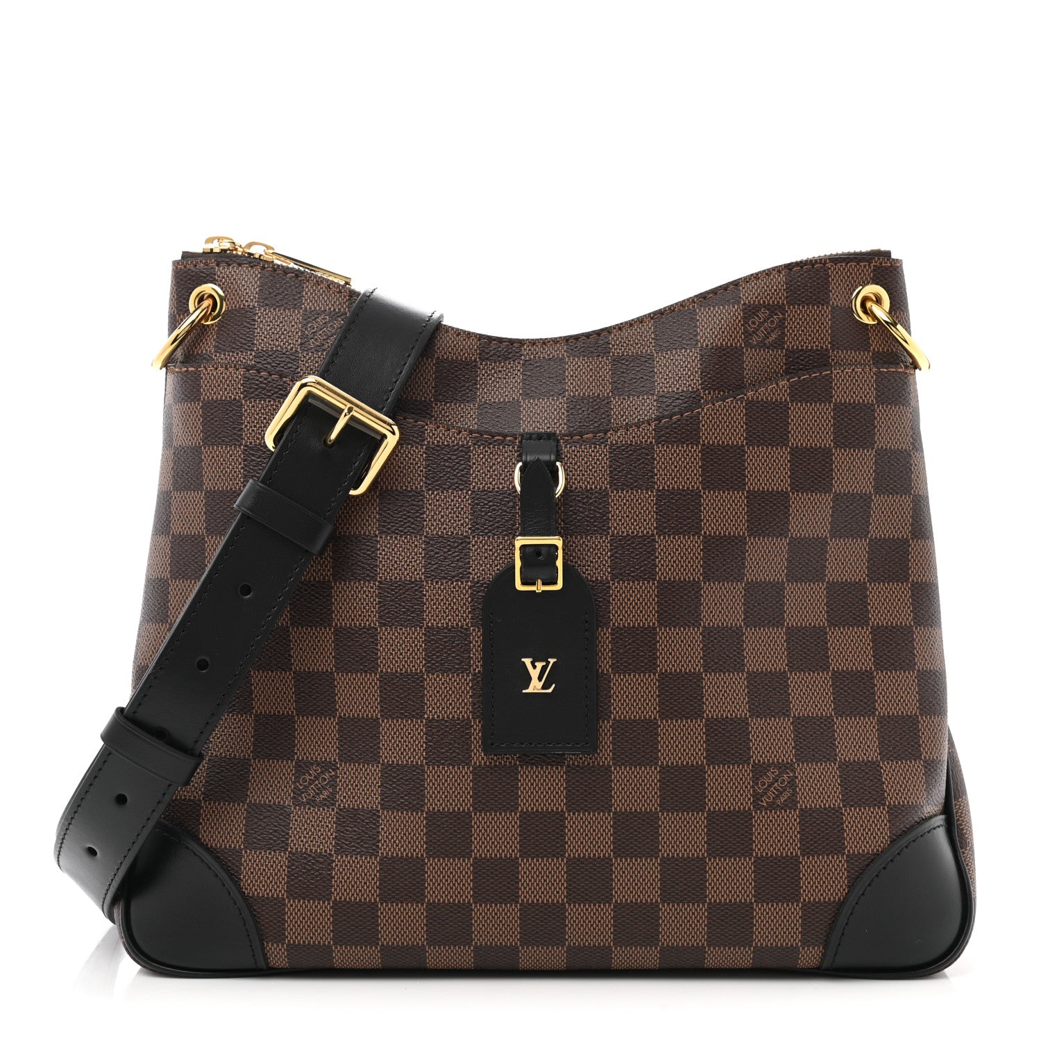 Louis Vuitton Damier Ebene Odeon MM Black 1 of 8