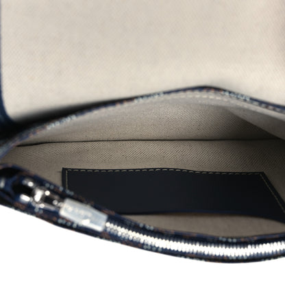 Goyard Goyardine Plumet Wallet Clutch Navy 5 of 8