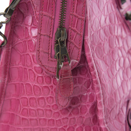 Balenciaga Crocodile City Cypress Magenta 14 of 23