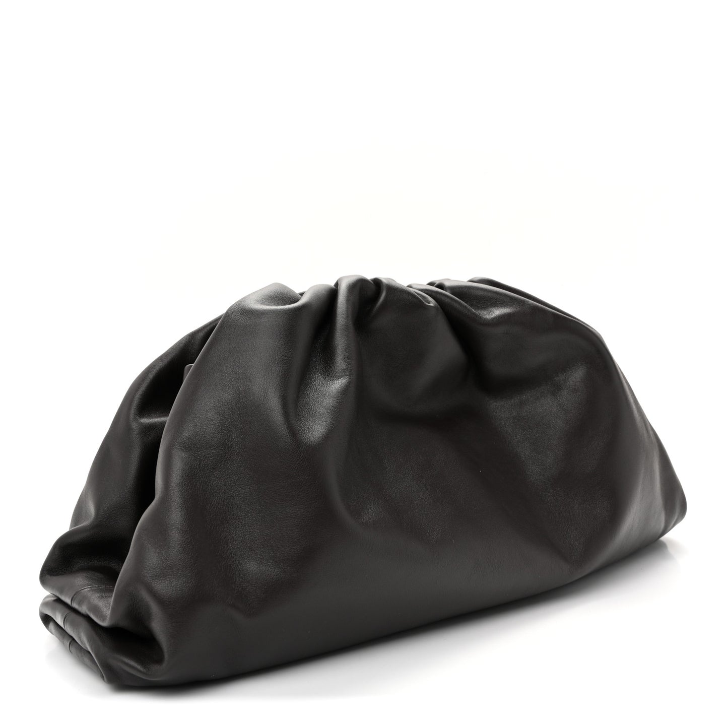 Smooth Butter Calf The Pouch Oversized Clutch  Fondant