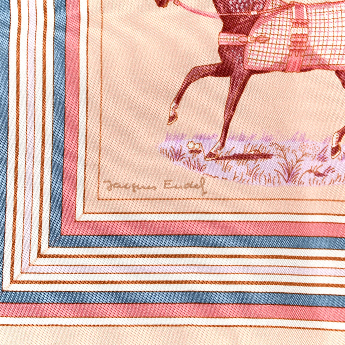Silk Couvertures Et Tenues de Jour Pocket Square Rose Pale Blue Jean Dragee