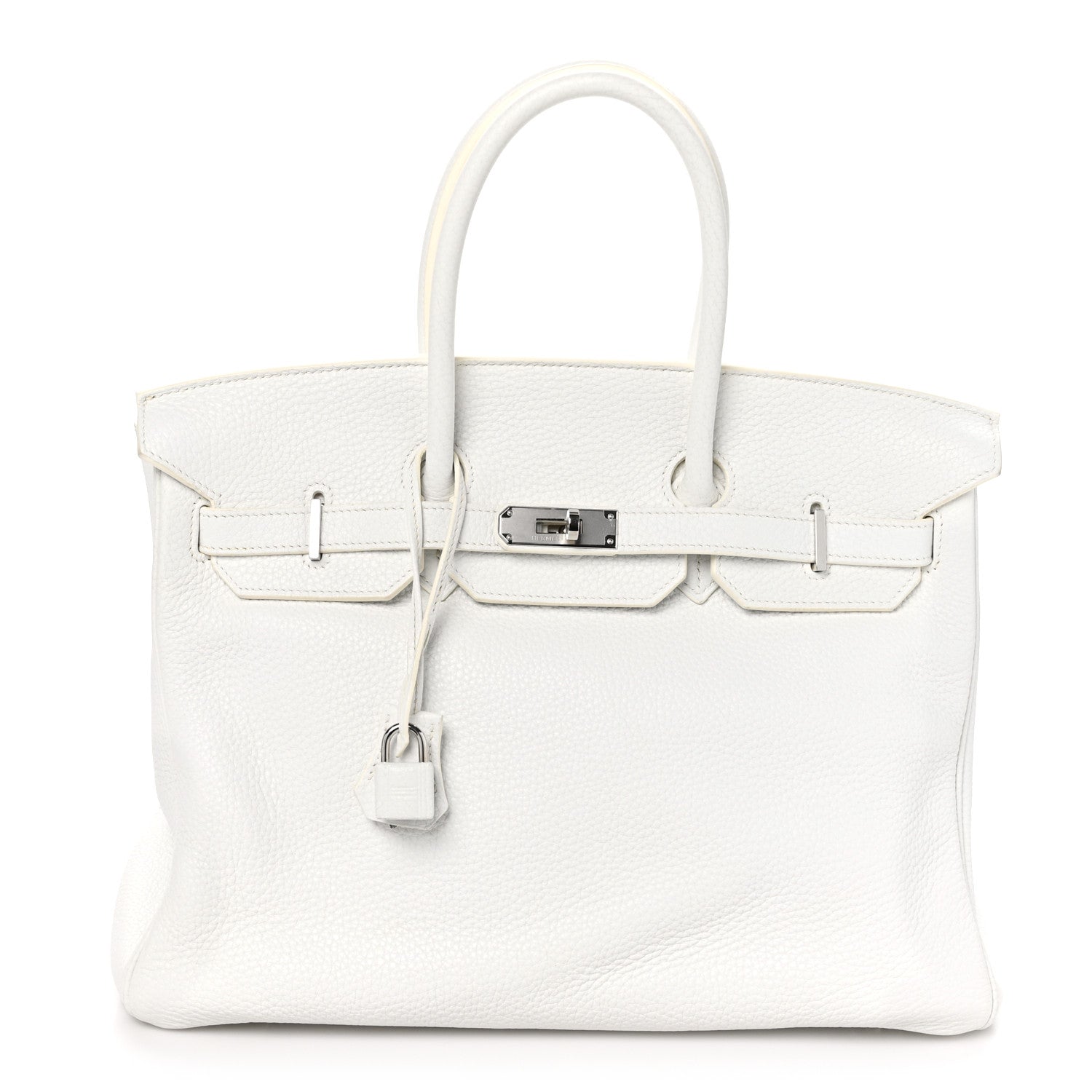 Hermes Taurillon Clemence BIRKIN 35 White 1 of 13