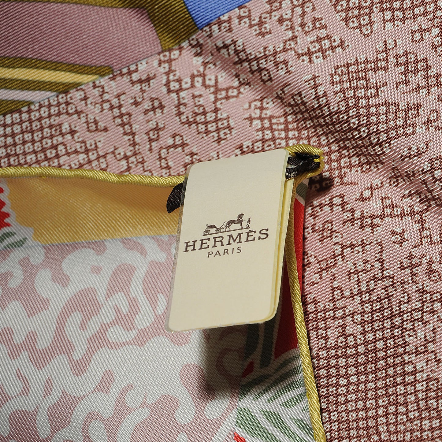 Silk Ex Libris En Monogram Kimonos 90 Scarf Rose Poudre