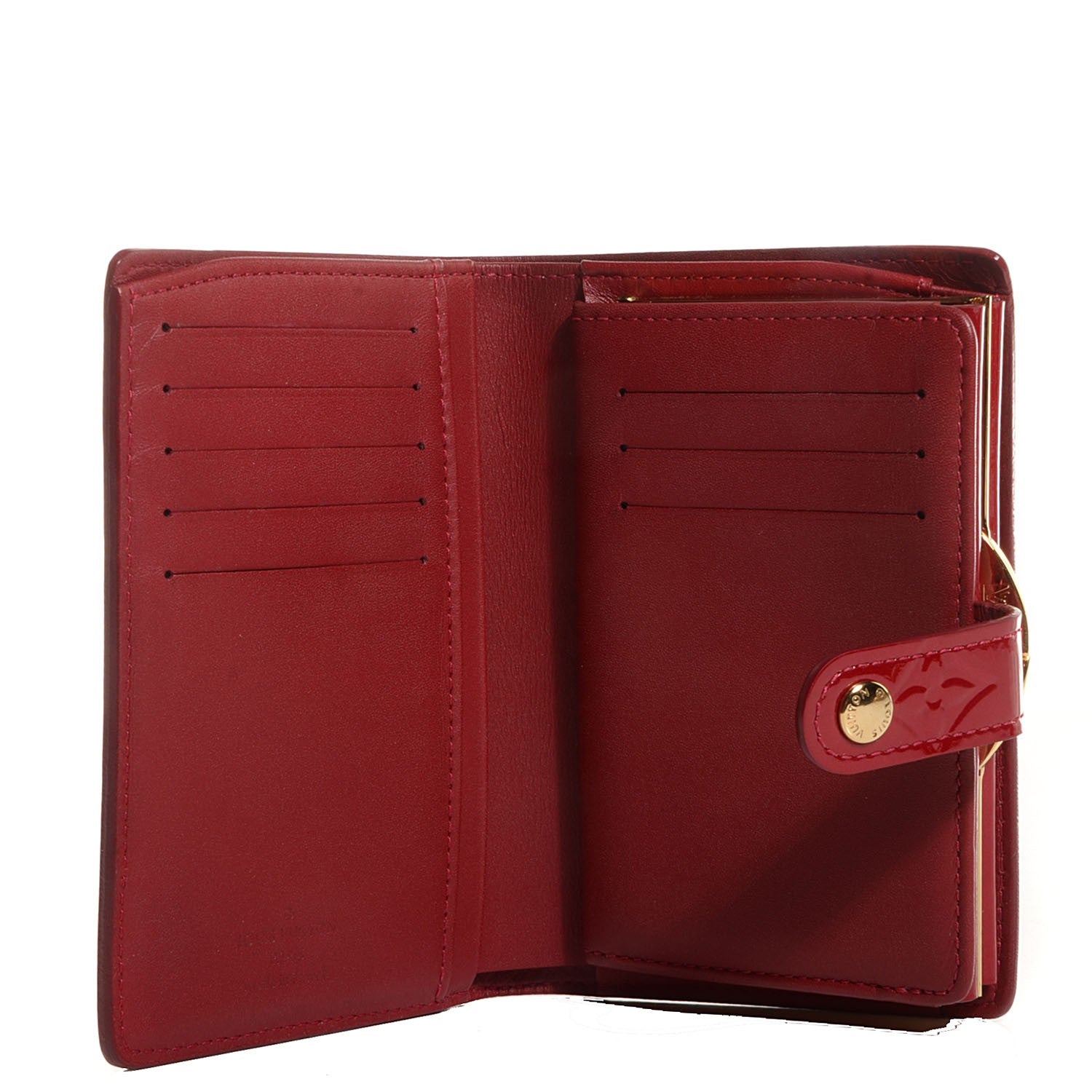 Louis Vuitton Vernis French Purse Wallet Pomme d'Amour 4 of 7