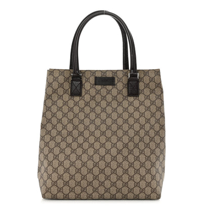 Gucci GG Plus Monogram Small Vertical Tote Dark Brown 1 of 10