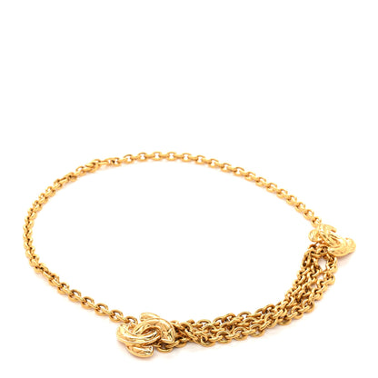 Chanel Metal Triple Chain CC Belt Gold 1 of 5