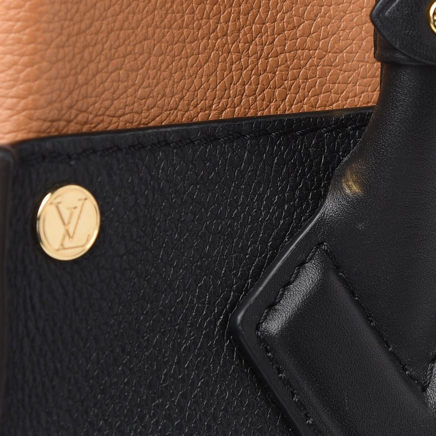 Calfskin Monogram On My Side Black