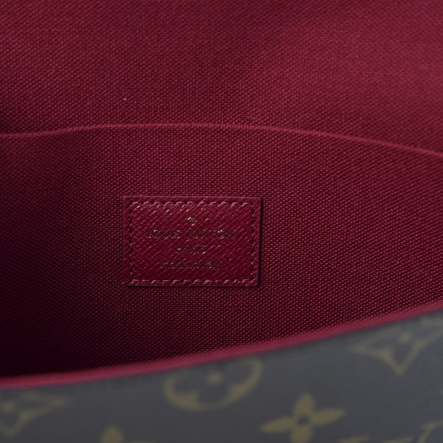 Louis Vuitton Monogram Pochette Felicie Chain Wallet Fuchsia 8 of 10