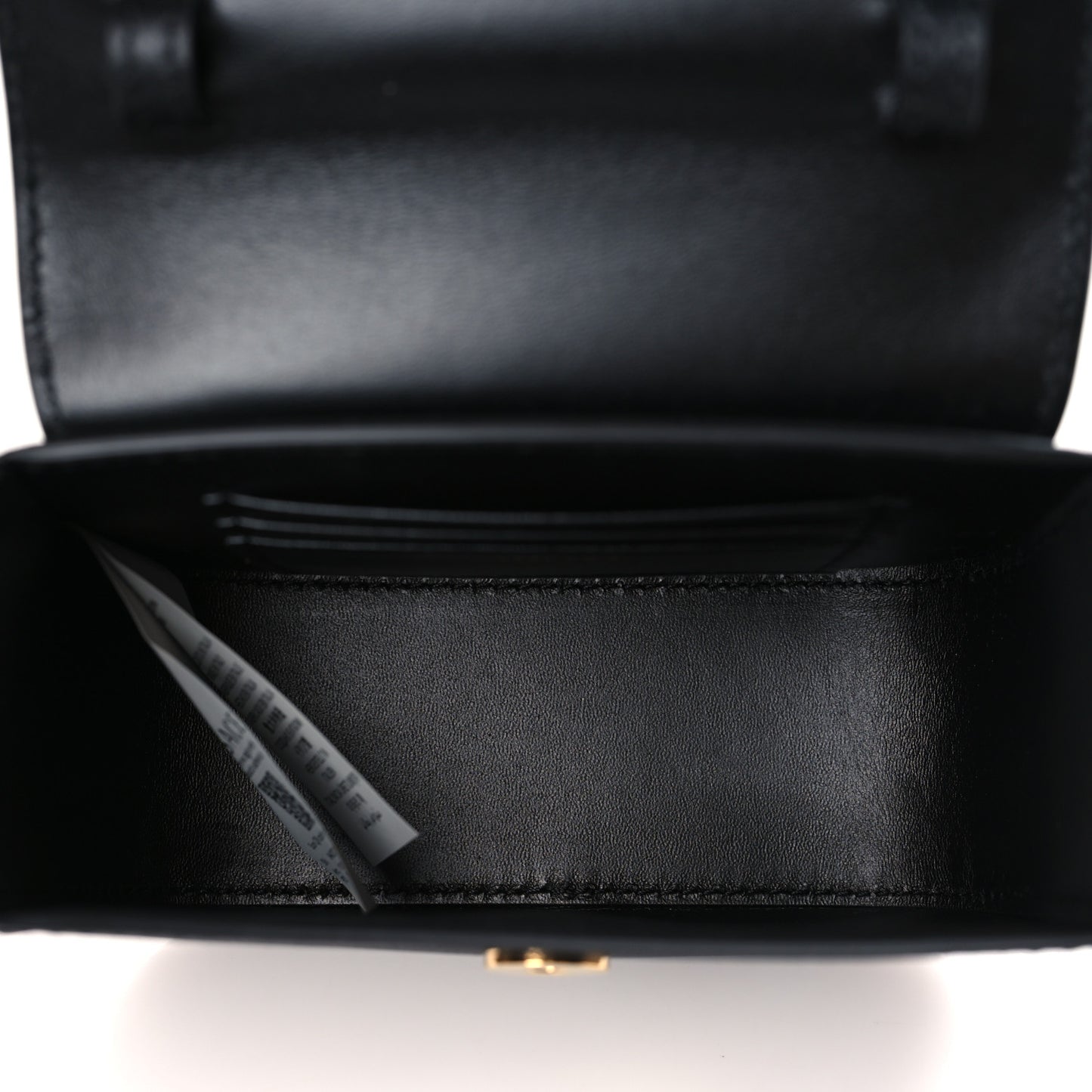 Grained Calfskin Mini La Medusa Bag Black