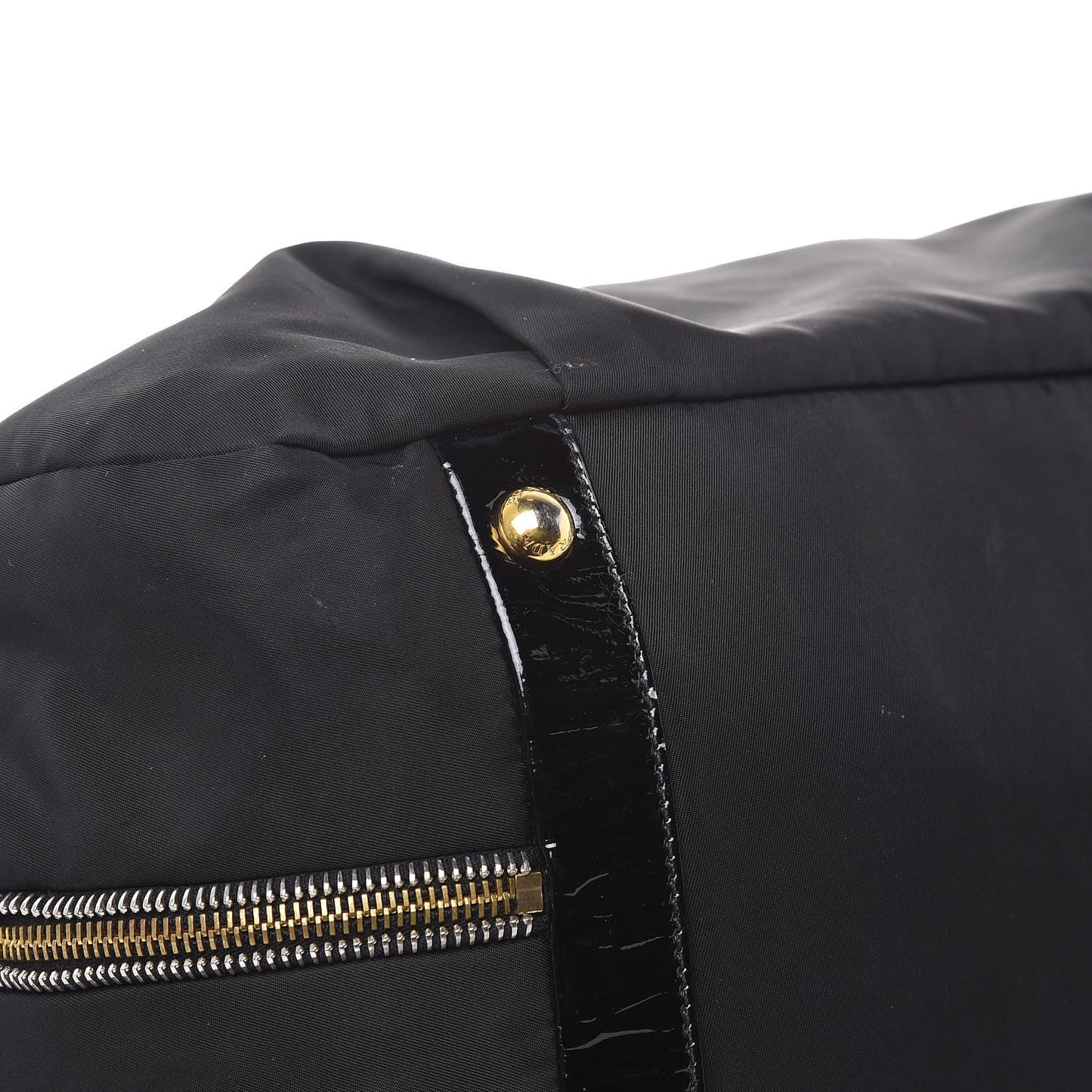 Tessuto Nylon Spazzolato Tote Black