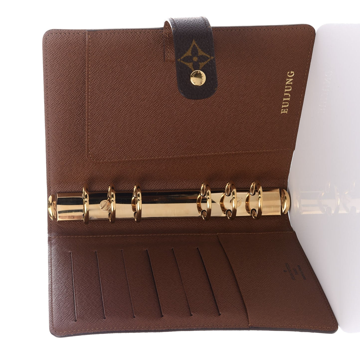 Monogram Medium Ring Agenda Cover