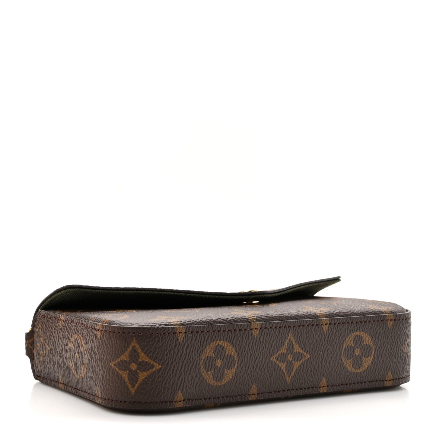 Monogram Felicie Strap & Go Kaki