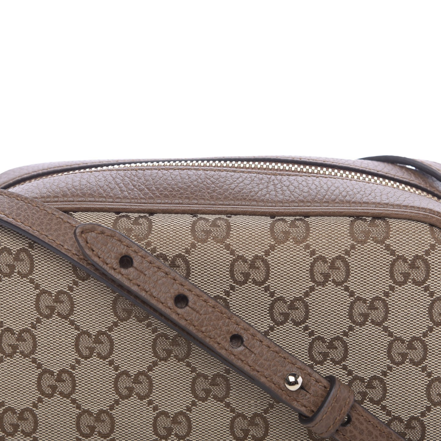 Monogram Mini Bree Messenger Bag Beige Tabacco
