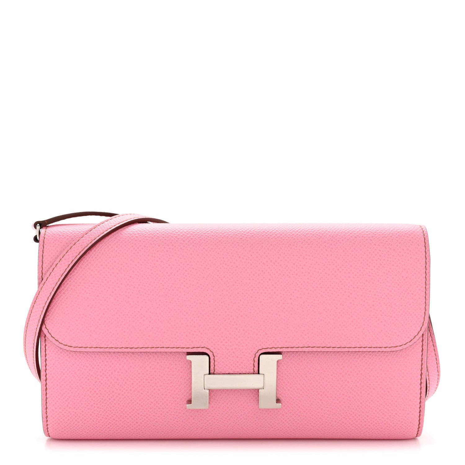 Hermes Epsom Constance Wallet To Go 5P Pink 1 of 13