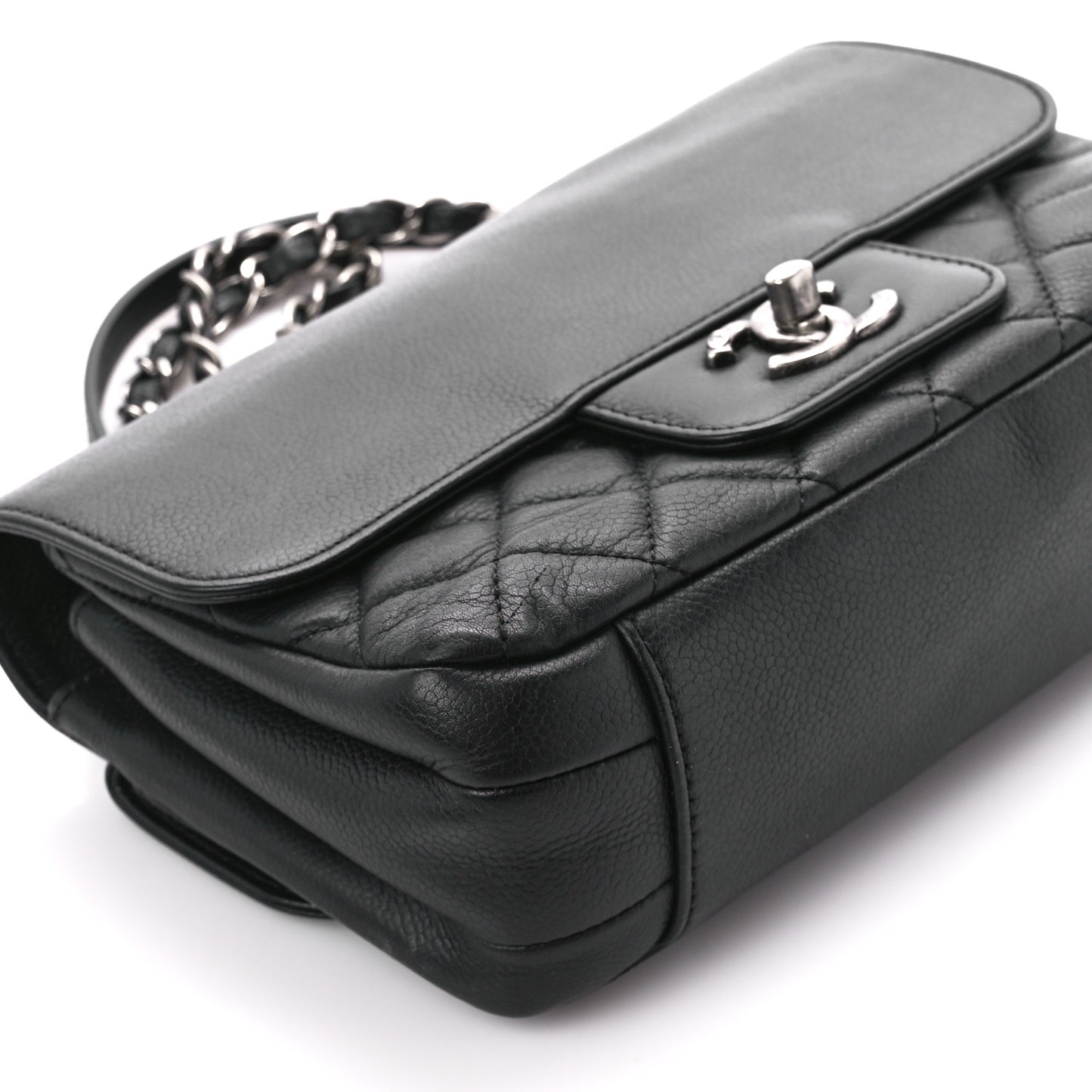 Caviar All About Flap Bag Black