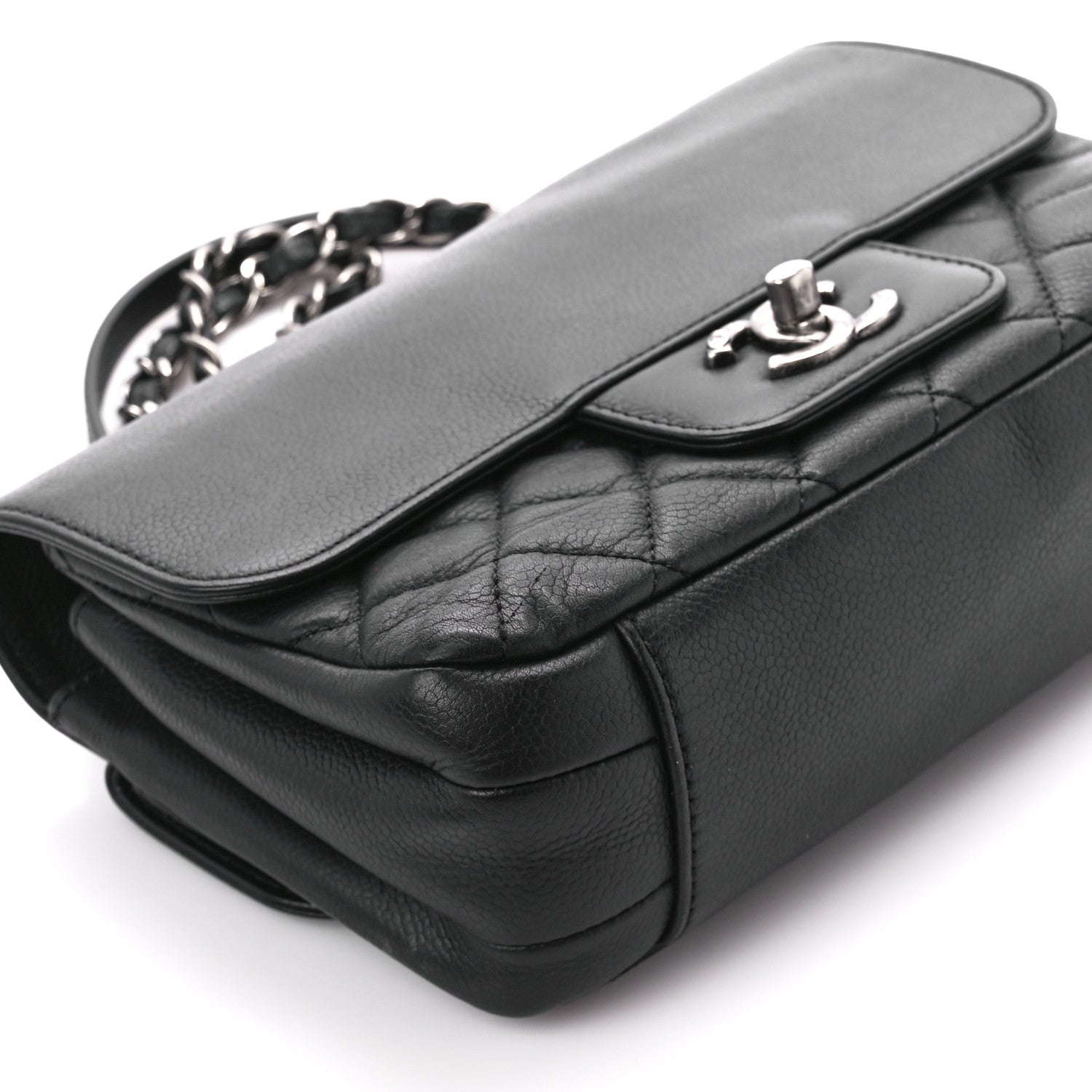 Chanel Caviar All About Flap Bag Black 10 of 11