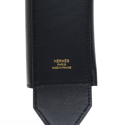 Hermes Swift Epsom Pocket Kelly Shoulder Strap Black 4 of 7