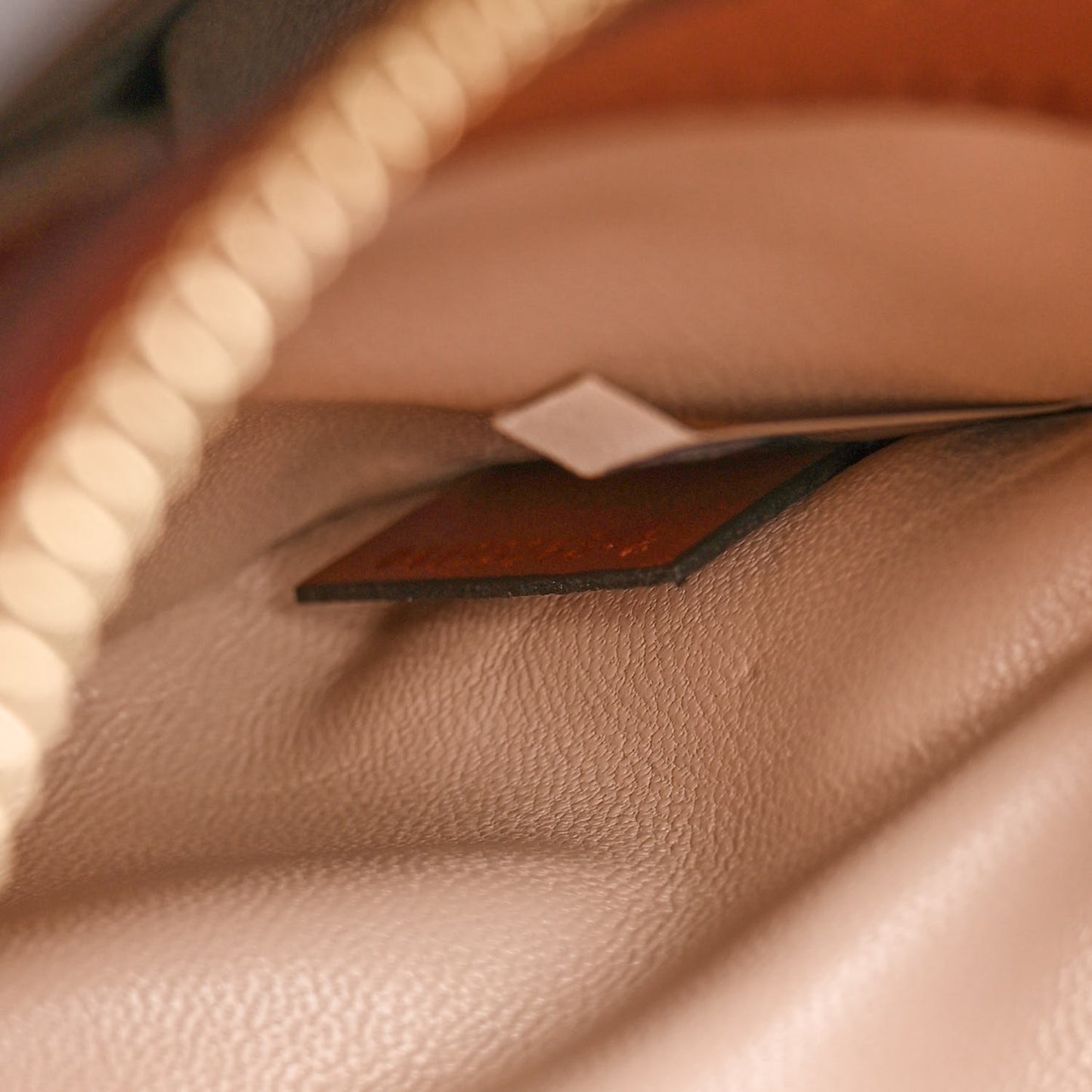 Shiny Goatskin Calfskin Aby Chain Shoulder Bag