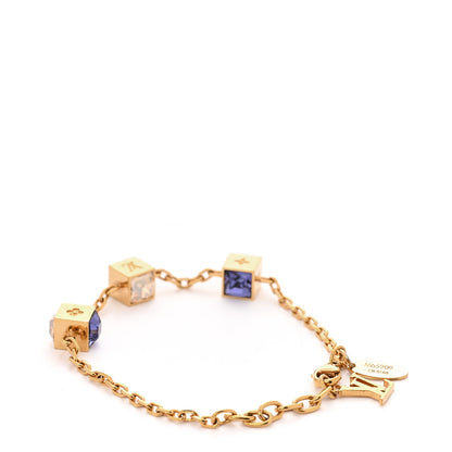 Louis Vuitton Swarovski Gamble Bracelet Azur Gold 3 of 7