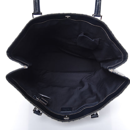 Gucci Soft GG Supreme Monogram Vertical Tote Navy 5 of 10
