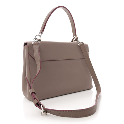 Louis Vuitton Soft Calfskin Lockme II Top Handle Taupe Glace 3 of 11