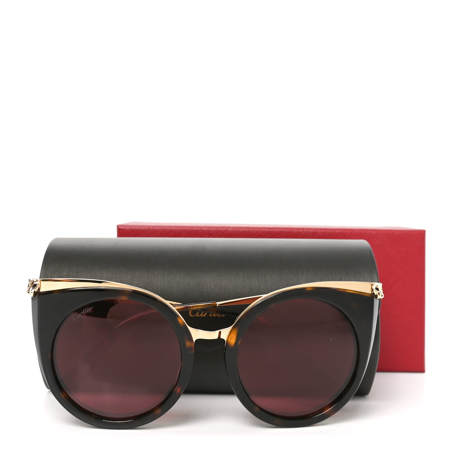 Panthere Wild De Cartier Sunglasses CT0122SA Tortoise