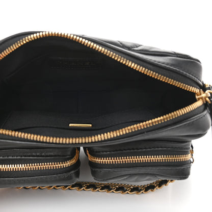 Chanel Calfskin Quilted Small Camera Case Black 5 of 11