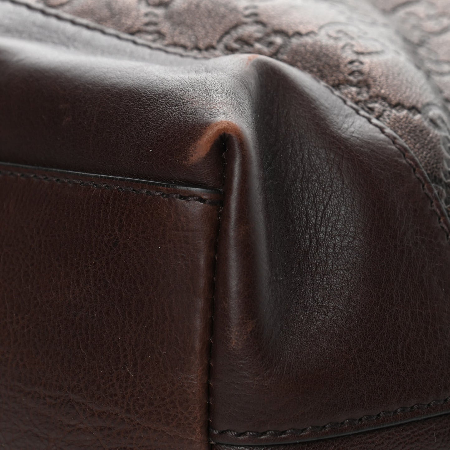 Guccissima Large Tote Bronze