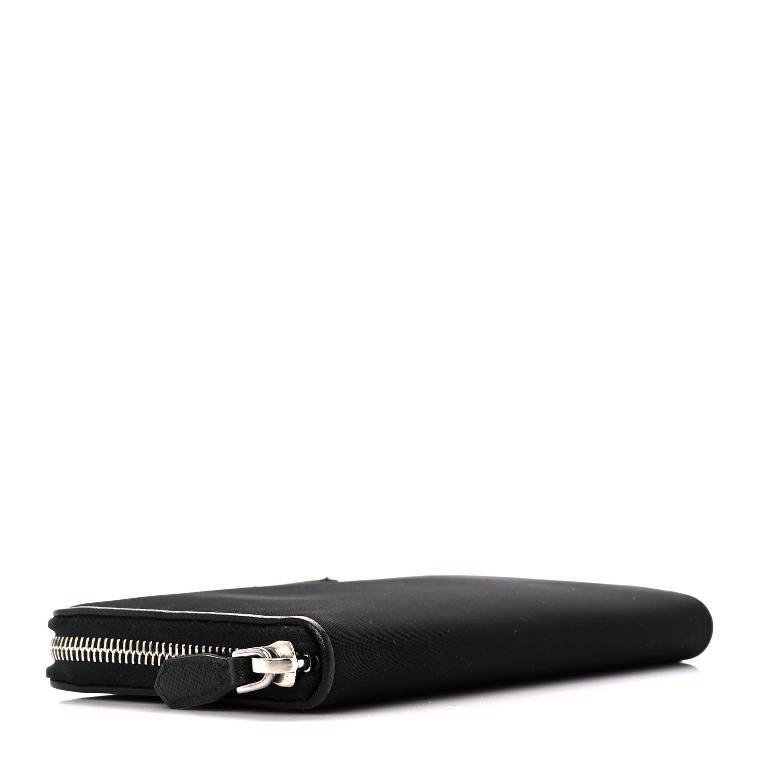 Prada Tessuto Nylon Zip Around Wallet Black 4 of 12
