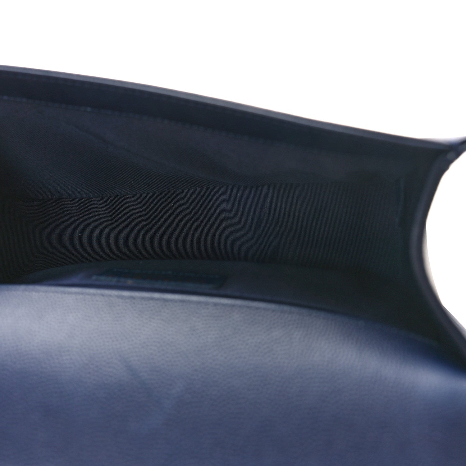 Chanel Caviar Quilted Medium Boy Flap Dark Navy Blue 5 of 9