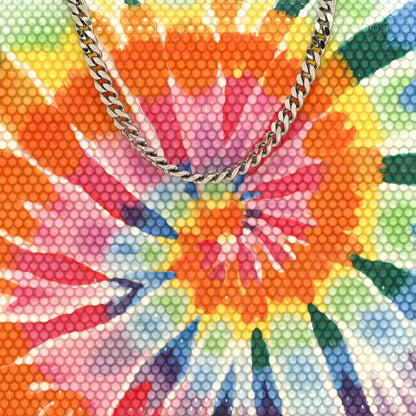 Judith Leiber Swarovski Crystal Slim Slide Jerry Tie Dye Minaudiere Clutch Multicolor 8 of 10