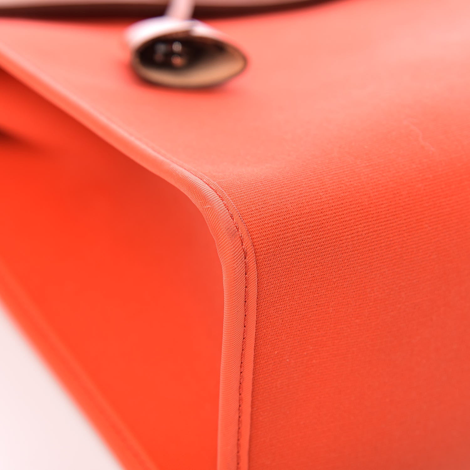 Hermes Vache Hunter Toile Herbag Zip 31 PM Capucine Fauve 12 of 24