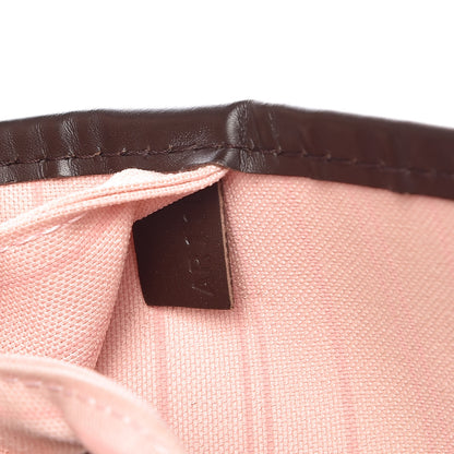 Louis Vuitton Damier Ebene Neo Neverfull MM Rose Ballerine 7 of 16