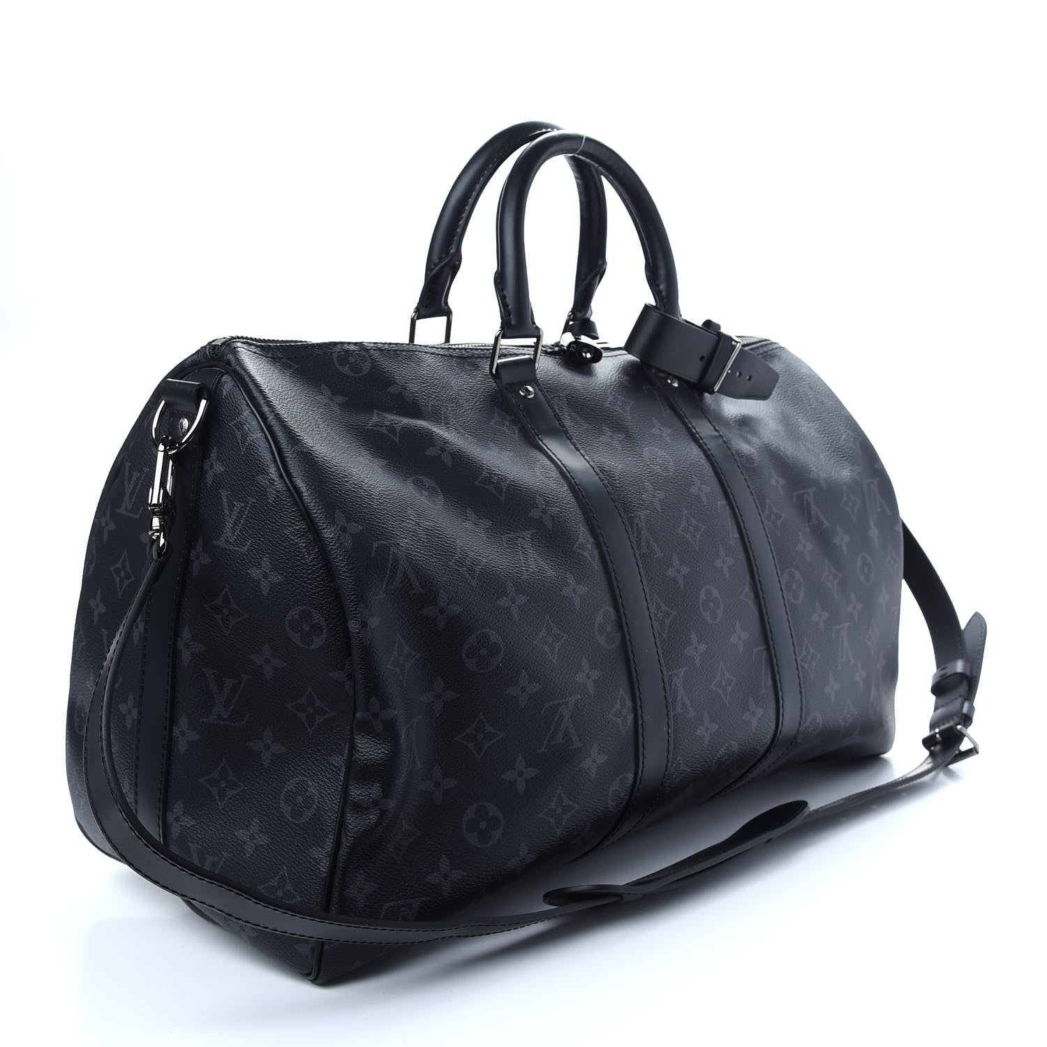 Louis Vuitton Monogram Eclipse Keepall Bandouliere 45 3 of 9