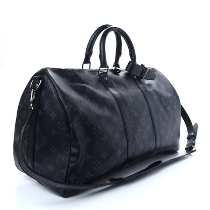 Louis Vuitton Monogram Eclipse Keepall Bandouliere 45 3 of 9