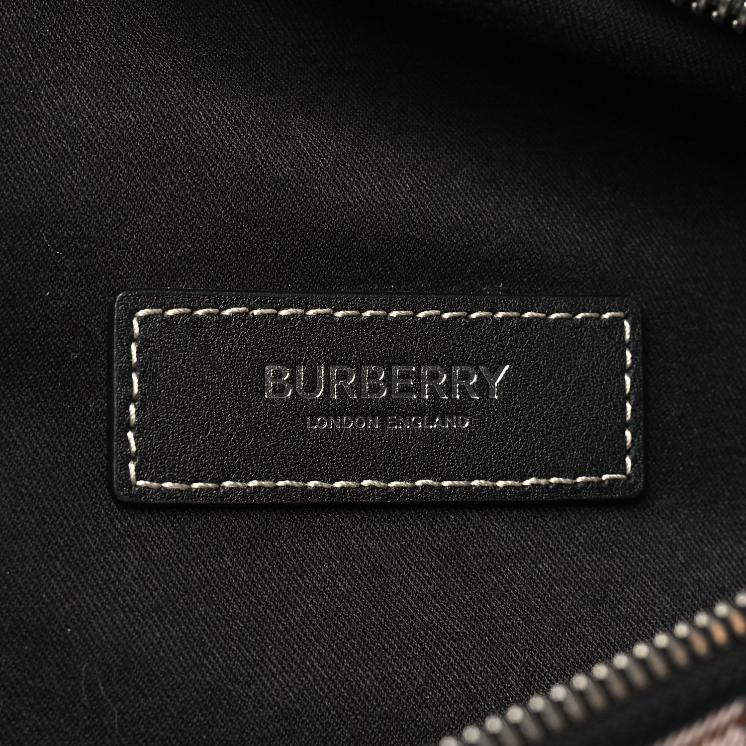 Burberry E-canvas Check Cason Bum Bag Dark Birch Brown 6 of 10