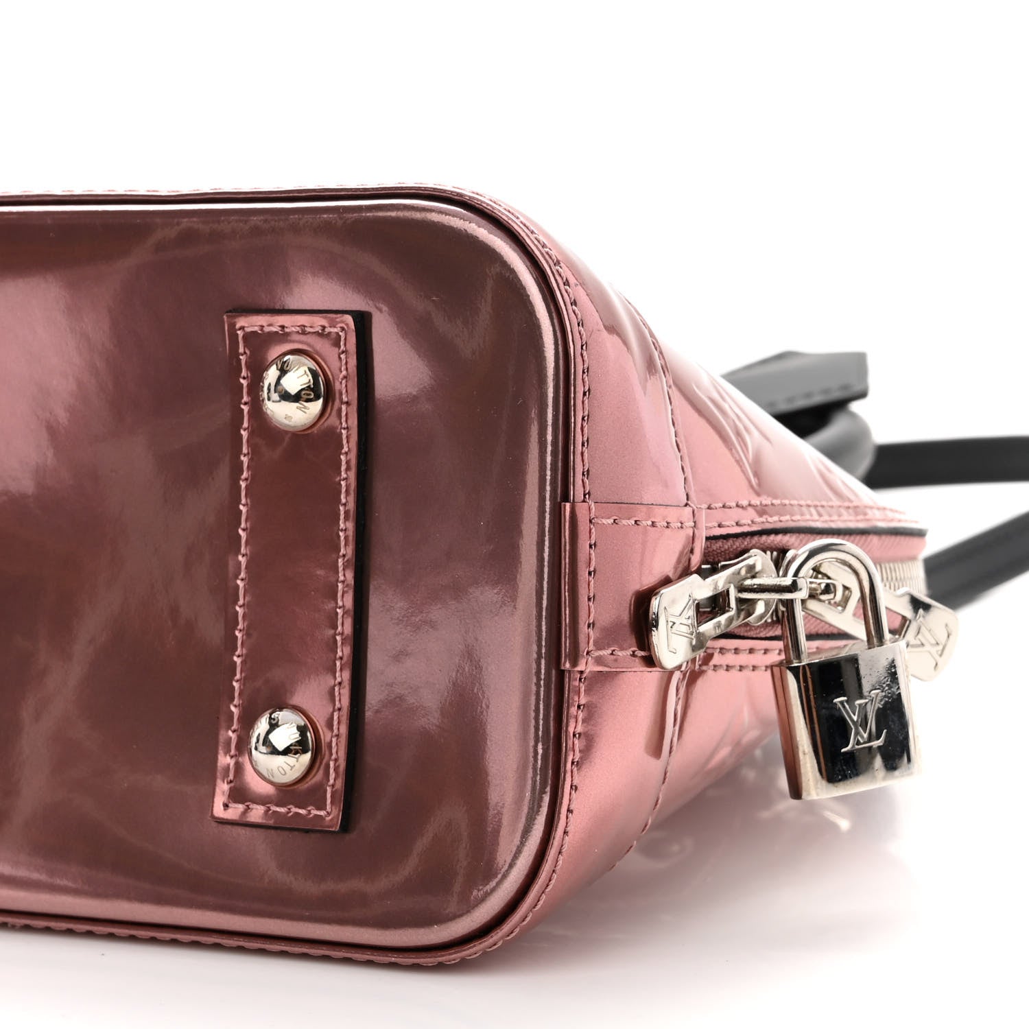 Louis Vuitton Vernis Alma BB Rose Cuivre 9 of 9